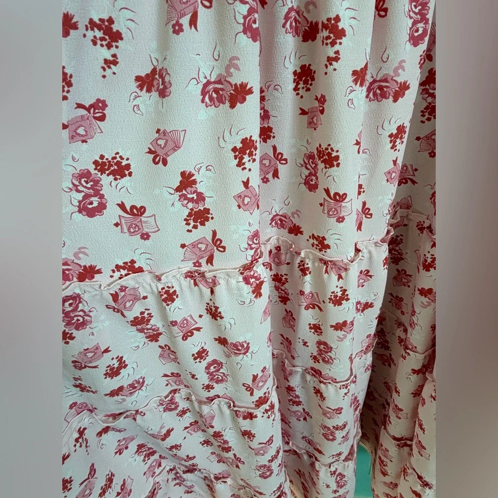 ✨NWOT Hill House The Crepe Ellie Nap Dress, Love Letters - Picture 6 of 7